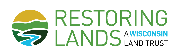 Restoring Lands: A Wisconsin Land Trust Logo
